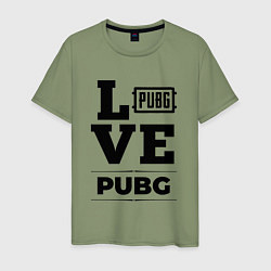 Мужская футболка PUBG love classic