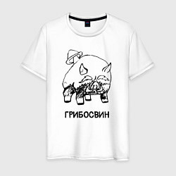 Мужская футболка Грибосвин из Сумеру ГЕНШИН ИМПАКТ