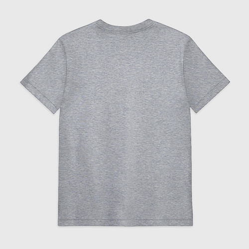 Мужская футболка Извини я занят - панда / Меланж – фото 2