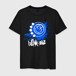 Мужская футболка Blink 182 - клякса краски