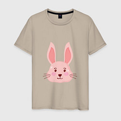Мужская футболка Pink - Rabbit