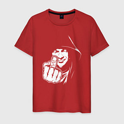 Мужская футболка Человек с факом