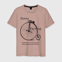 Мужская футболка Пенни-фартинг