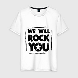 Мужская футболка We rock you