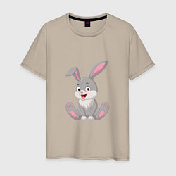 Мужская футболка Милашка - Кролик