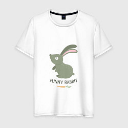 Мужская футболка Funny Rabbit