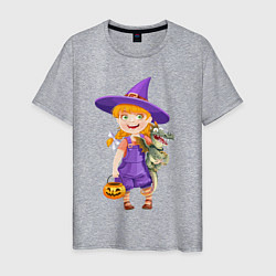 Мужская футболка Ведьма малолетка - halloween