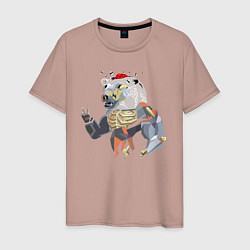 Мужская футболка Bear-zombie - Halloween - Hype