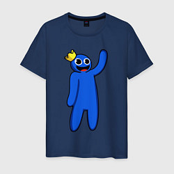 Футболка хлопковая мужская Роблокс - Синий, цвет: тёмно-синий