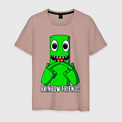 Мужская футболка Радужные друзья - Зеленый