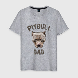 Мужская футболка Pitbull dad