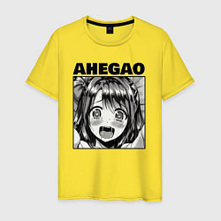 Мужская футболка Девушка: ахегао