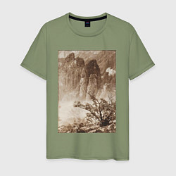 Мужская футболка Китайские пейзажи мастера Лонг Чинсан