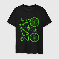 Мужская футболка Детали велосипеда