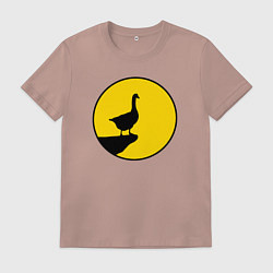 Мужская футболка Гусь на уступе