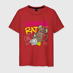 Мужская футболка Игровая крыса