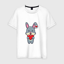 Мужская футболка Lover Bunny