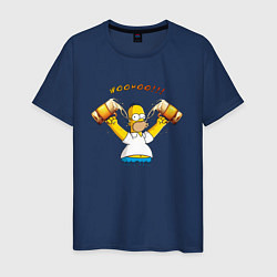 Мужская футболка Homer & Beer