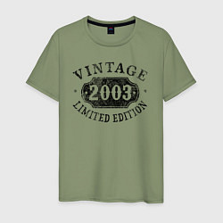 Мужская футболка Винтаж 2003 ограниченный выпуск