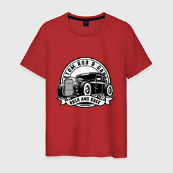 Мужская футболка Custom rod & Garage - Rock and Race
