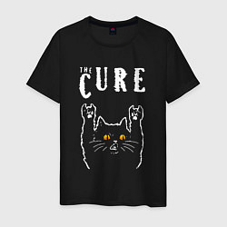 Мужская футболка The Cure rock cat