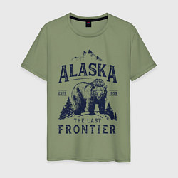 Мужская футболка Аляска - Последний рубеж