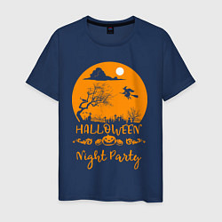 Мужская футболка Добро пожаловать на halloween night party