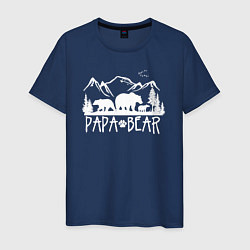 Мужская футболка Папа медведь