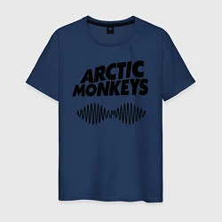 Футболка хлопковая мужская Arctic Monkeys, цвет: тёмно-синий