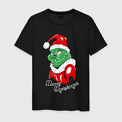 Мужская футболка Merry Christmas, Santa Claus Grinch