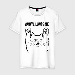 Мужская футболка Avril Lavigne - rock cat