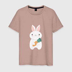 Мужская футболка Carrot rabbit