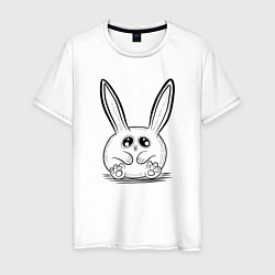 Мужская футболка Кролик-пухляш