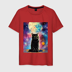 Мужская футболка Космо-котик