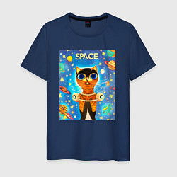 Мужская футболка Кот - Повелитель Вселенной