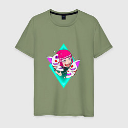 Мужская футболка Кицунэ: Anime