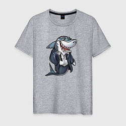 Мужская футболка Офисная акула