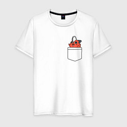 Мужская футболка Пачита в кармашке - Человек бензопила