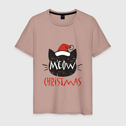 Мужская футболка Meow - Christmas