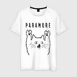 Мужская футболка Paramore - rock cat