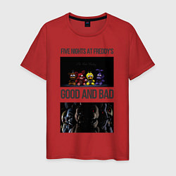 Мужская футболка Freddy good and bad
