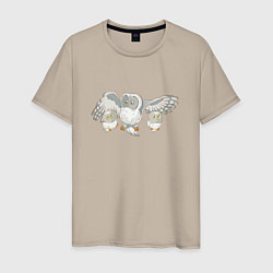 Мужская футболка Сова с совятами