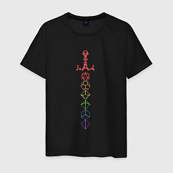 Мужская футболка Rainbow Dice Sword