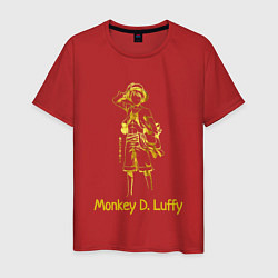 Мужская футболка Monkey D Luffy Gold