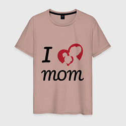 Мужская футболка Mom - Love You