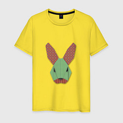 Мужская футболка Patchwork rabbit