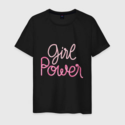 Мужская футболка Pink - girl Power