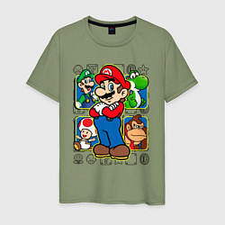 Мужская футболка Супер Марио