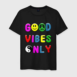 Мужская футболка Good vibes only