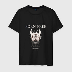 Мужская футболка Born free sorrow